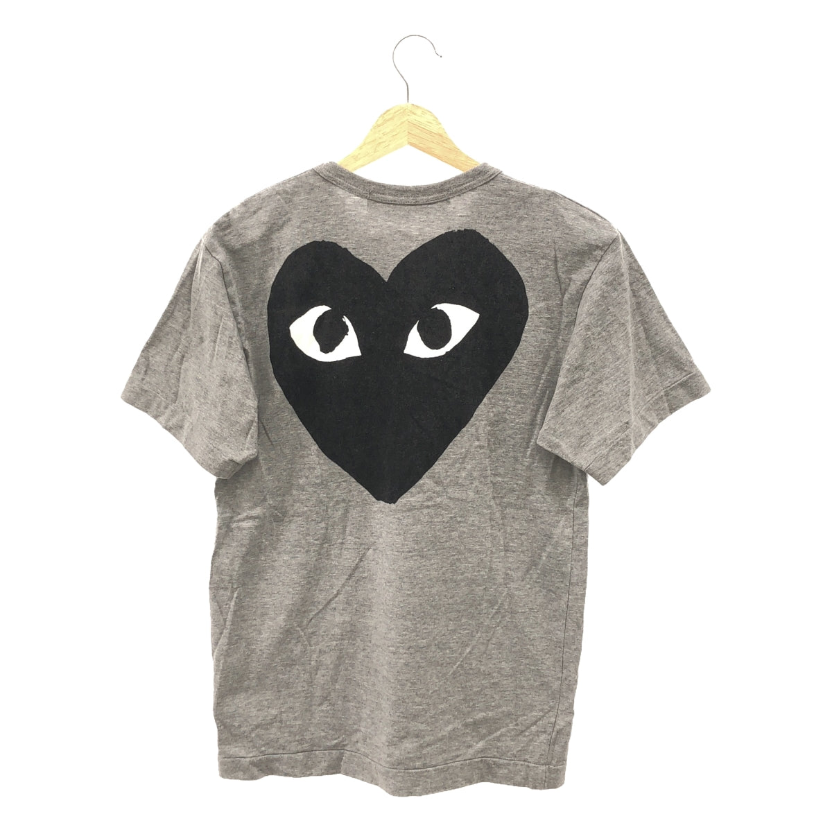 PLAY COMME des GARCONS / 플레이콤 데 갤슨 | PLAY LOGO T-SHIRT 프린트 컷소우 | M | 여성