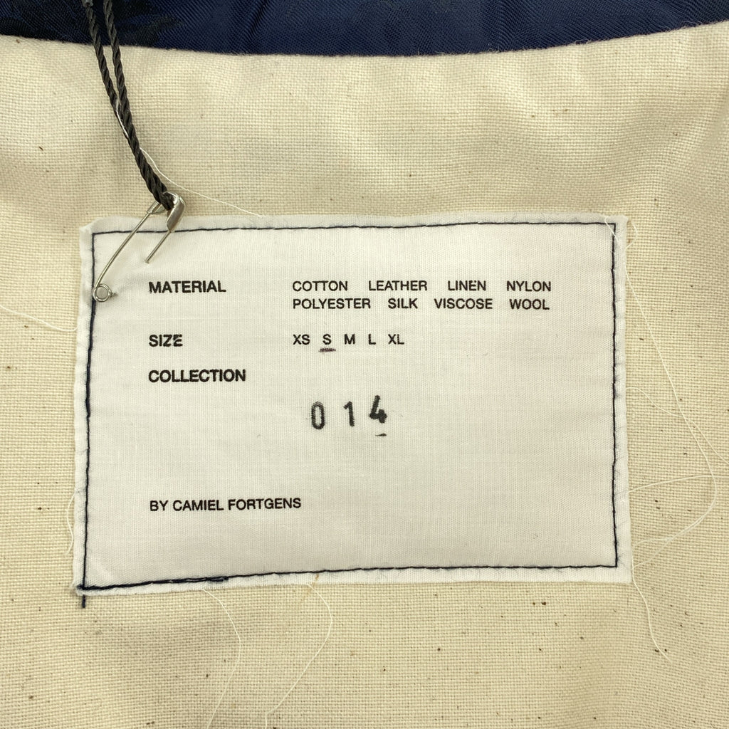 CAMIEL FORTGENS | 2022 秋冬 | PADDED CHAINA JACKET 花卉印花再生羽絨外套 | S 碼 | 男款
