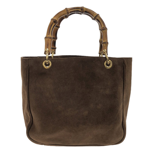 MAURIZIO TAIUTI / Maurizio Tauti | L'Appartement Bamboo Handle Bag Suede Bamboo Handle Tote Bag | Brown | Women's