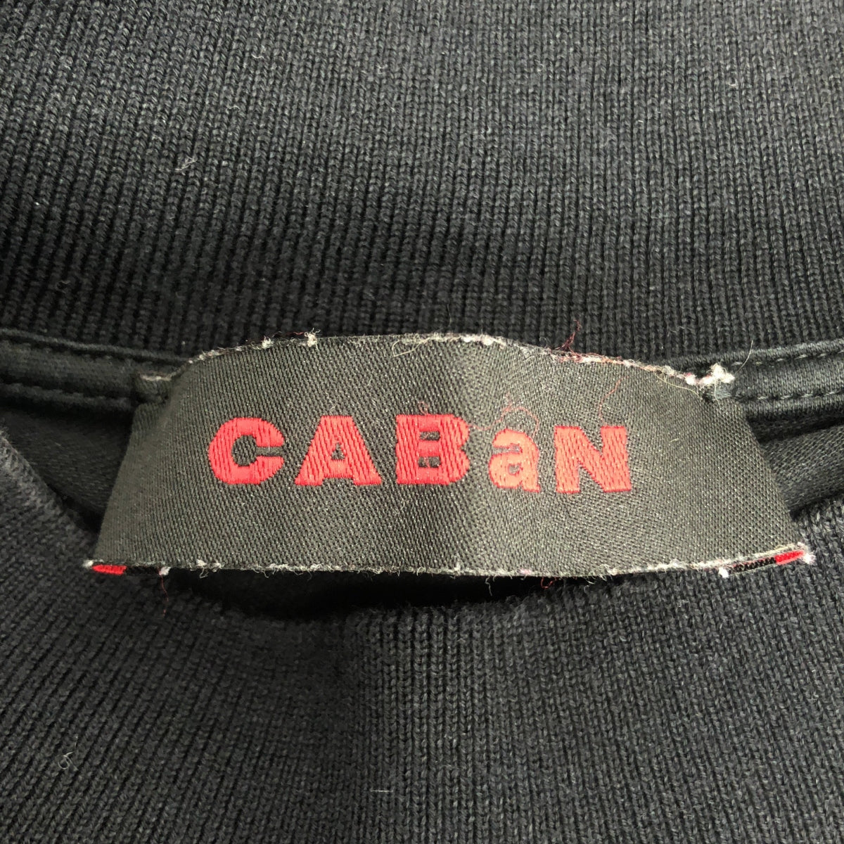 CABaN / 캐빈 | 코튼 빌드 넥 티셔츠 | F | 남성