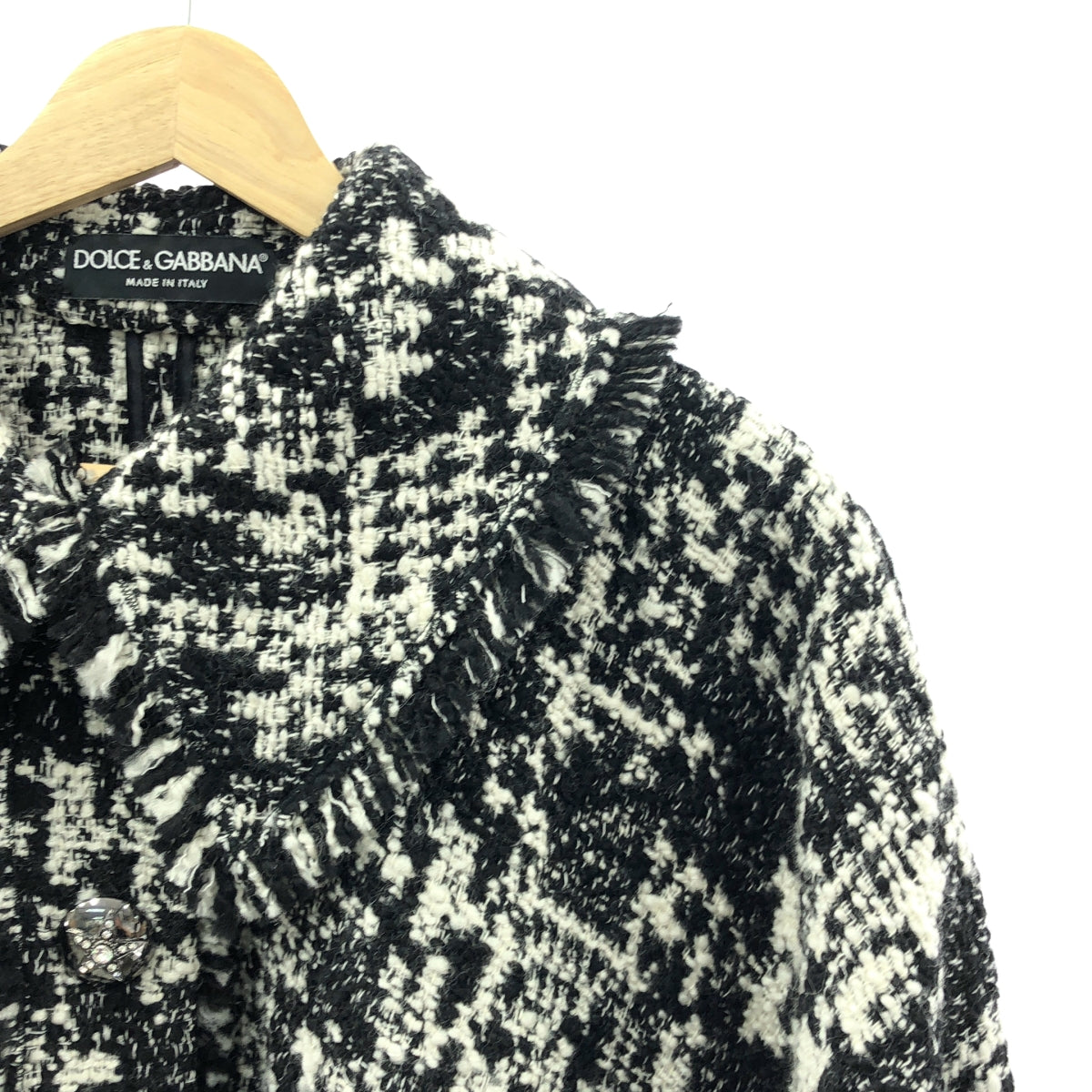 DOLCE＆GABBANA / ドルチェ＆ガッバーナドルガバ | ツイード ポンチョ ジャケット | 38 | レディース