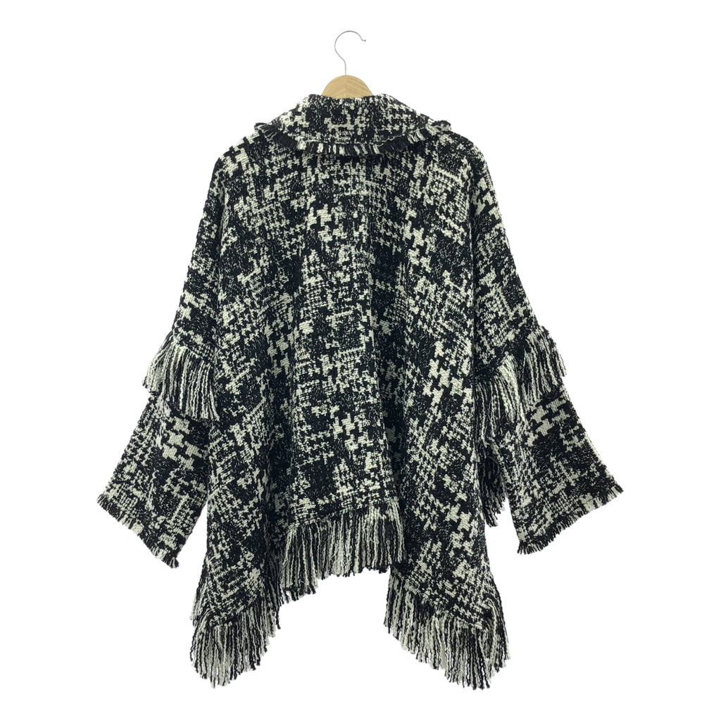 DOLCE＆GABBANA / ドルチェ＆ガッバーナドルガバ | ツイード ポンチョ ジャケット | 38 | レディース