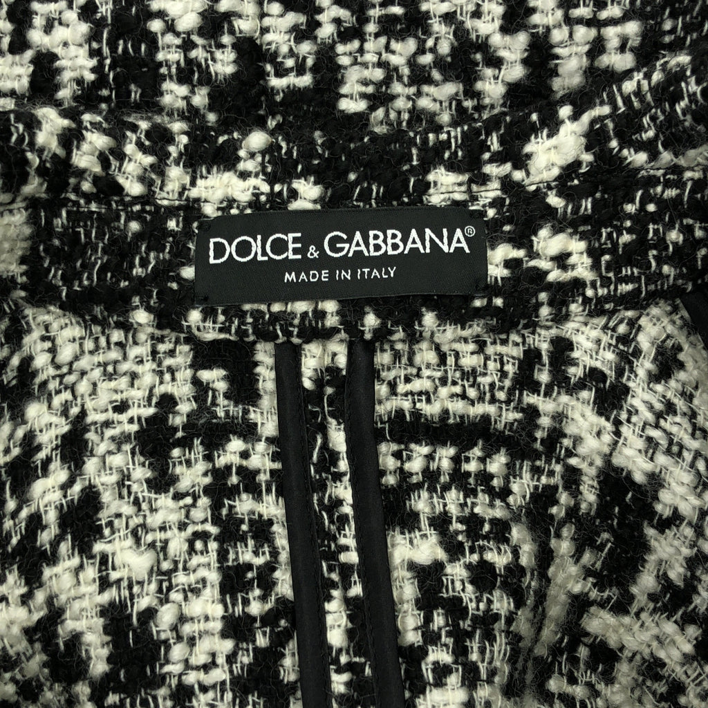 DOLCE＆GABBANA / ドルチェ＆ガッバーナドルガバ | ツイード ポンチョ ジャケット | 38 | レディース