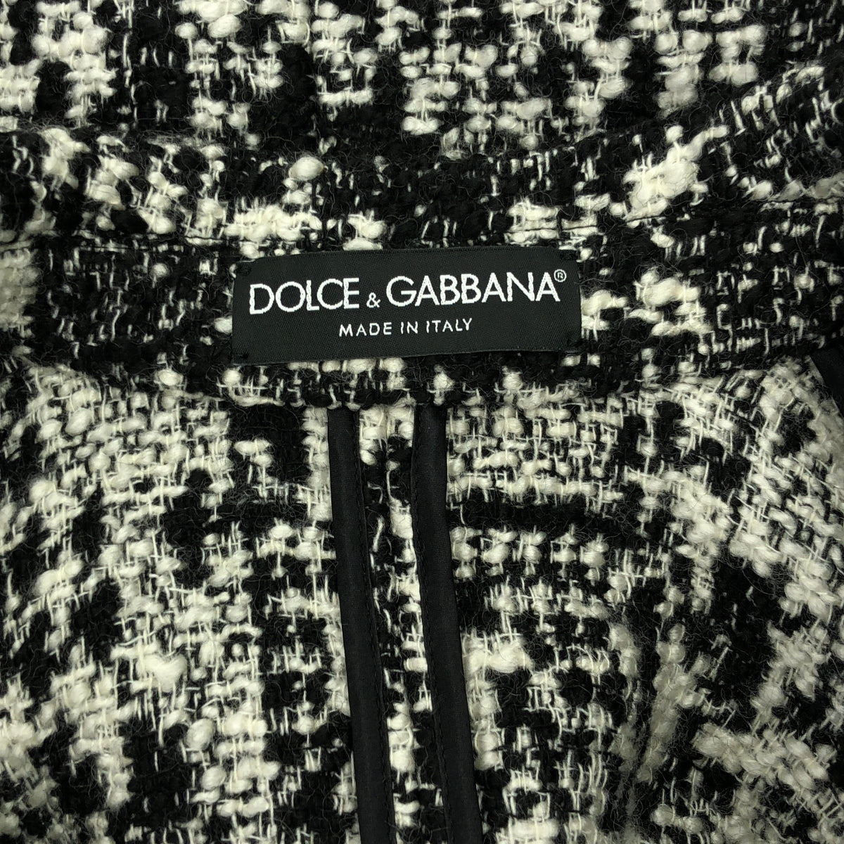DOLCE＆GABBANA / ドルチェ＆ガッバーナドルガバ | ツイード ポンチョ ジャケット | 38 | レディース