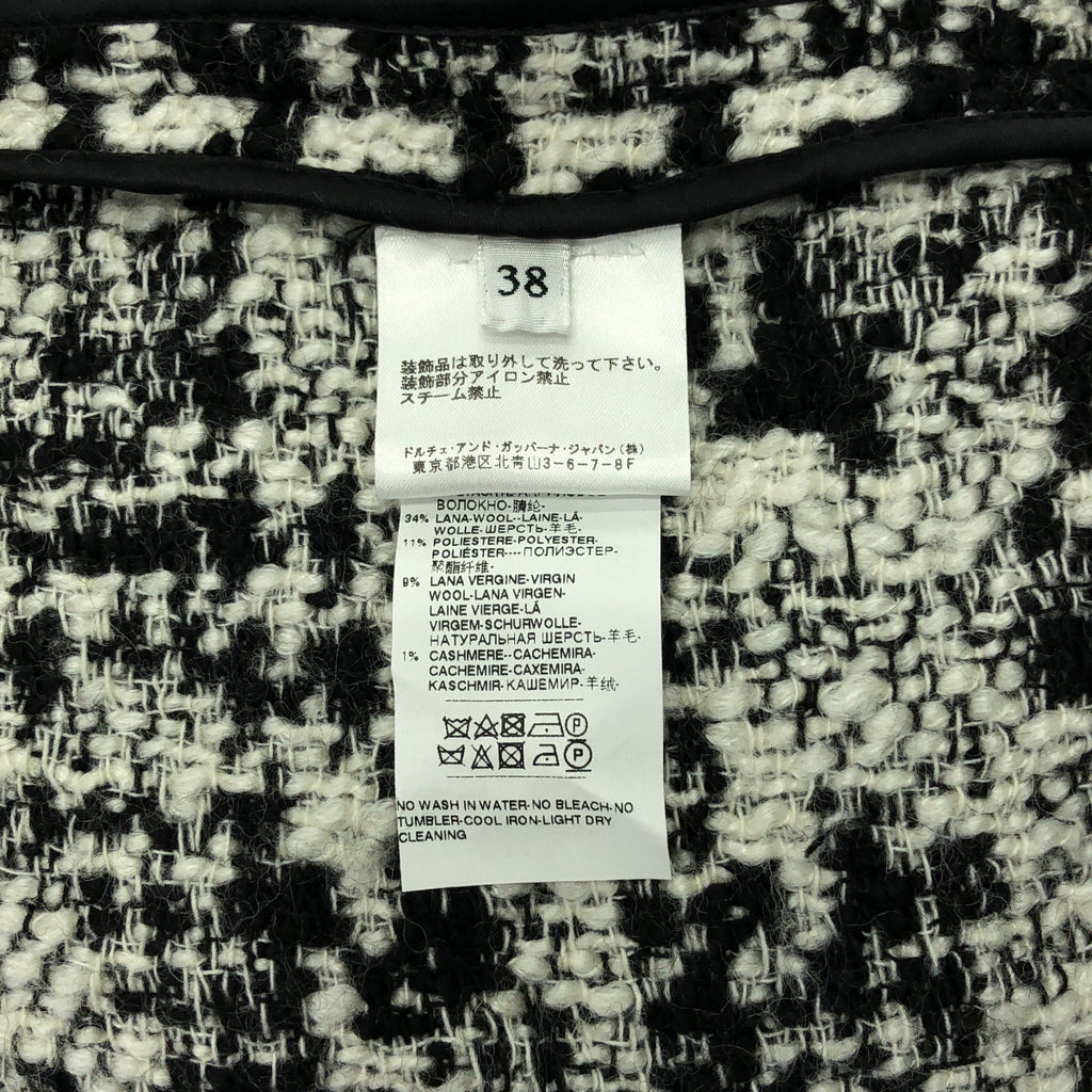 DOLCE＆GABBANA / ドルチェ＆ガッバーナドルガバ | ツイード ポンチョ ジャケット | 38 | レディース