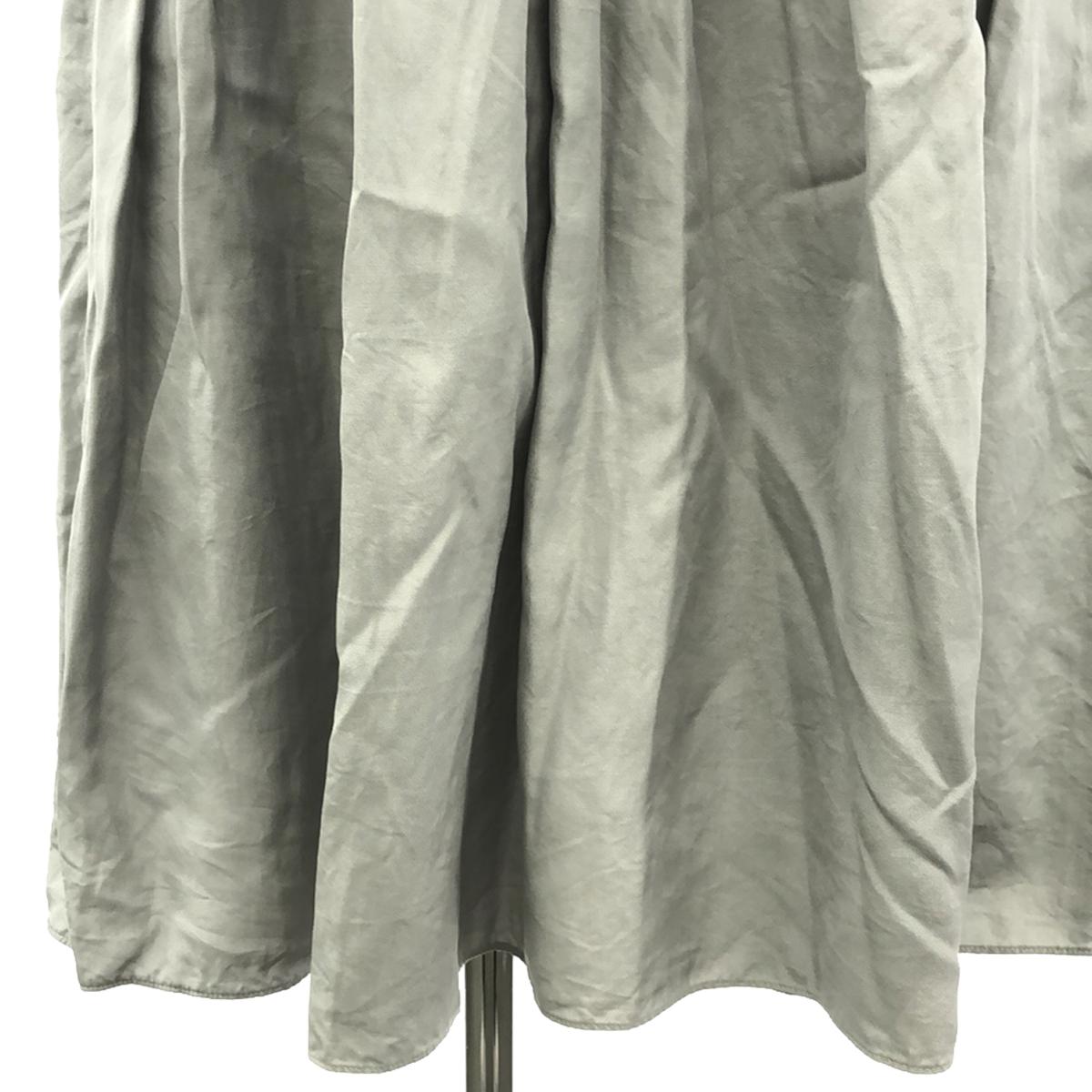 N_8 / 恩內奧托 |絲綢混紡無袖圓領連身裙 | 42 |灰色 |女性的