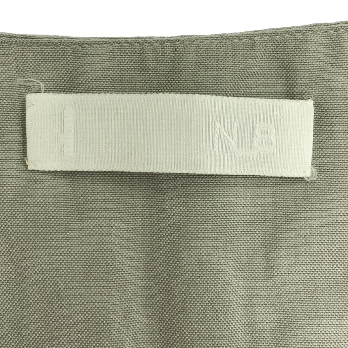 N_8 / エンネオット | シルク混 ノースリーブ ラウンドネックワンピース | 42 | グレー | レディース