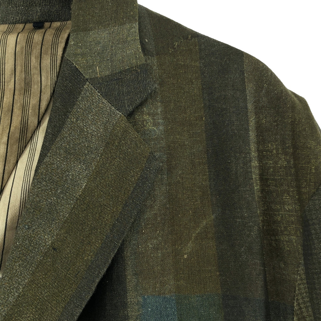 Ziggy Chen | 2024春夏 | 3B 多色印花西裝外套/單排扣外套 | 尺寸 44 | 男士