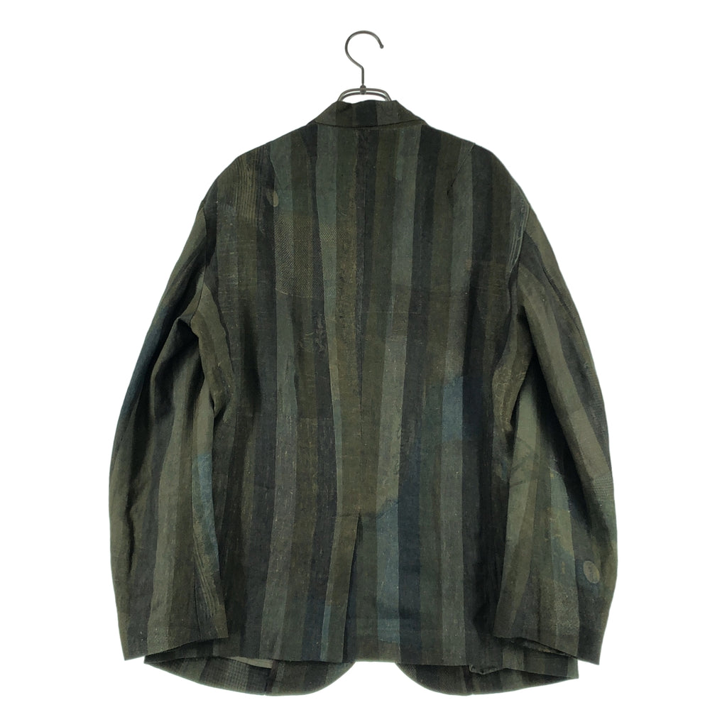 Ziggy Chen | 2024春夏 | 3B 多色印花西裝外套/單排扣外套 | 尺寸 44 | 男士