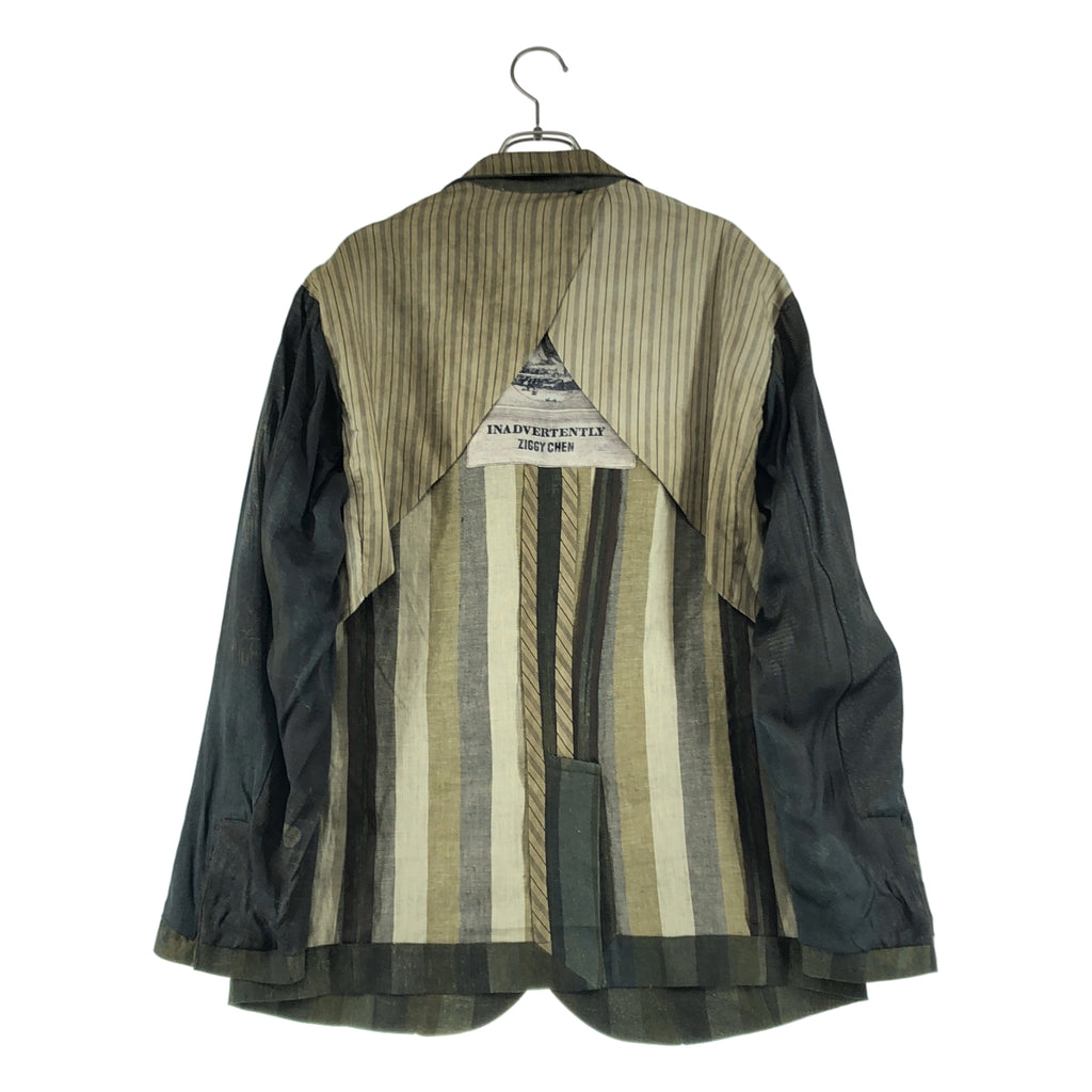 Ziggy Chen | 2024春夏 | 3B 多色印花西裝外套/單排扣外套 | 尺寸 44 | 男士