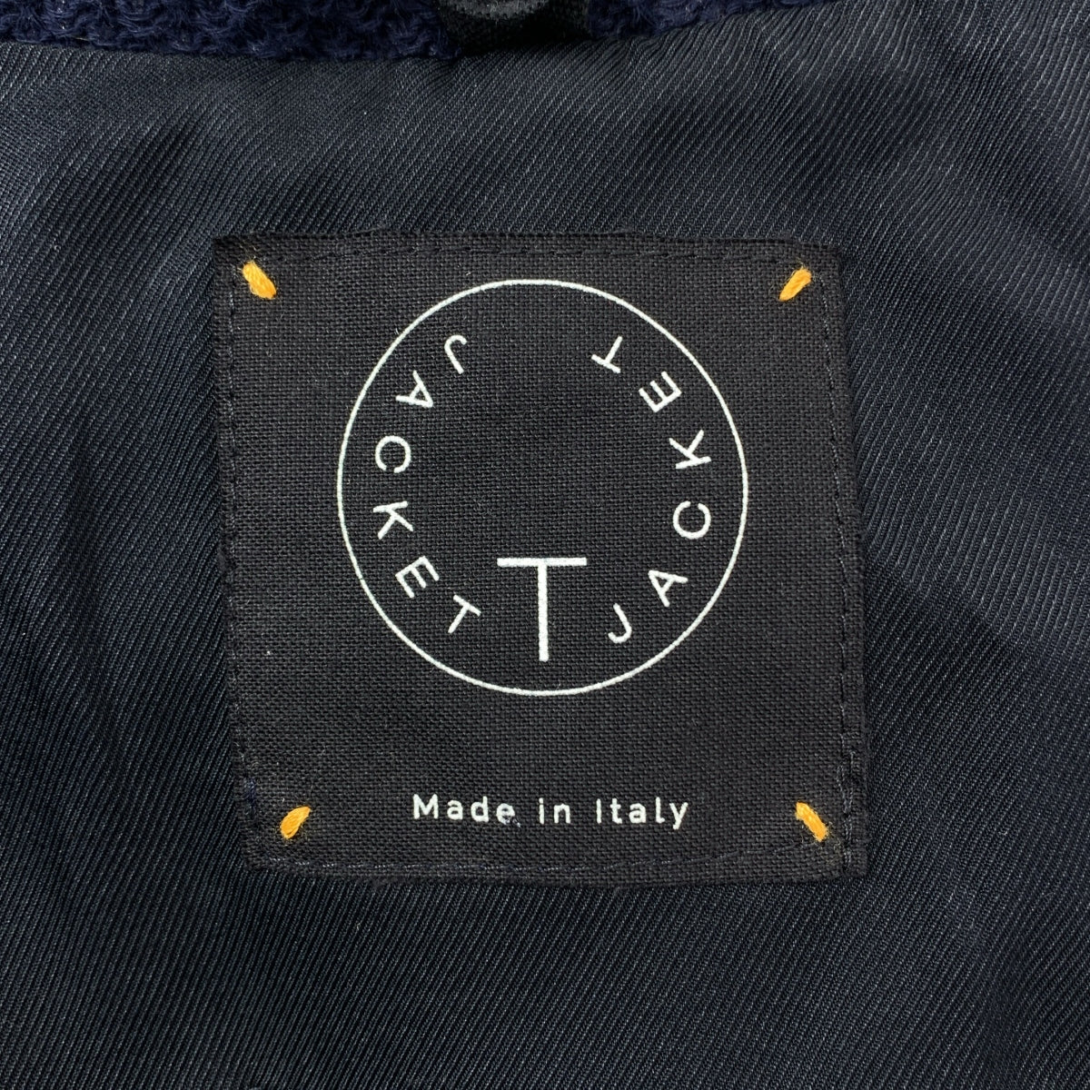 CLAUDIO TONELLO / クラウディオトネッロ | T-JACKET コットンニット テーラードジャケット | XS | ネイビー | メンズ