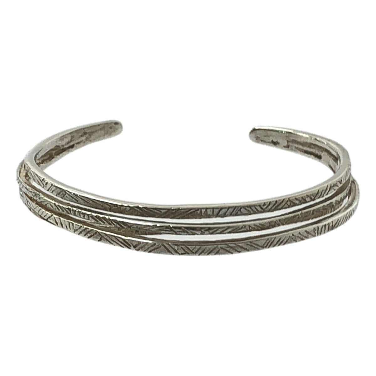 [狀況極佳] KAORU | 925 純銀螺旋手鐲 | F | 銀 | 女士