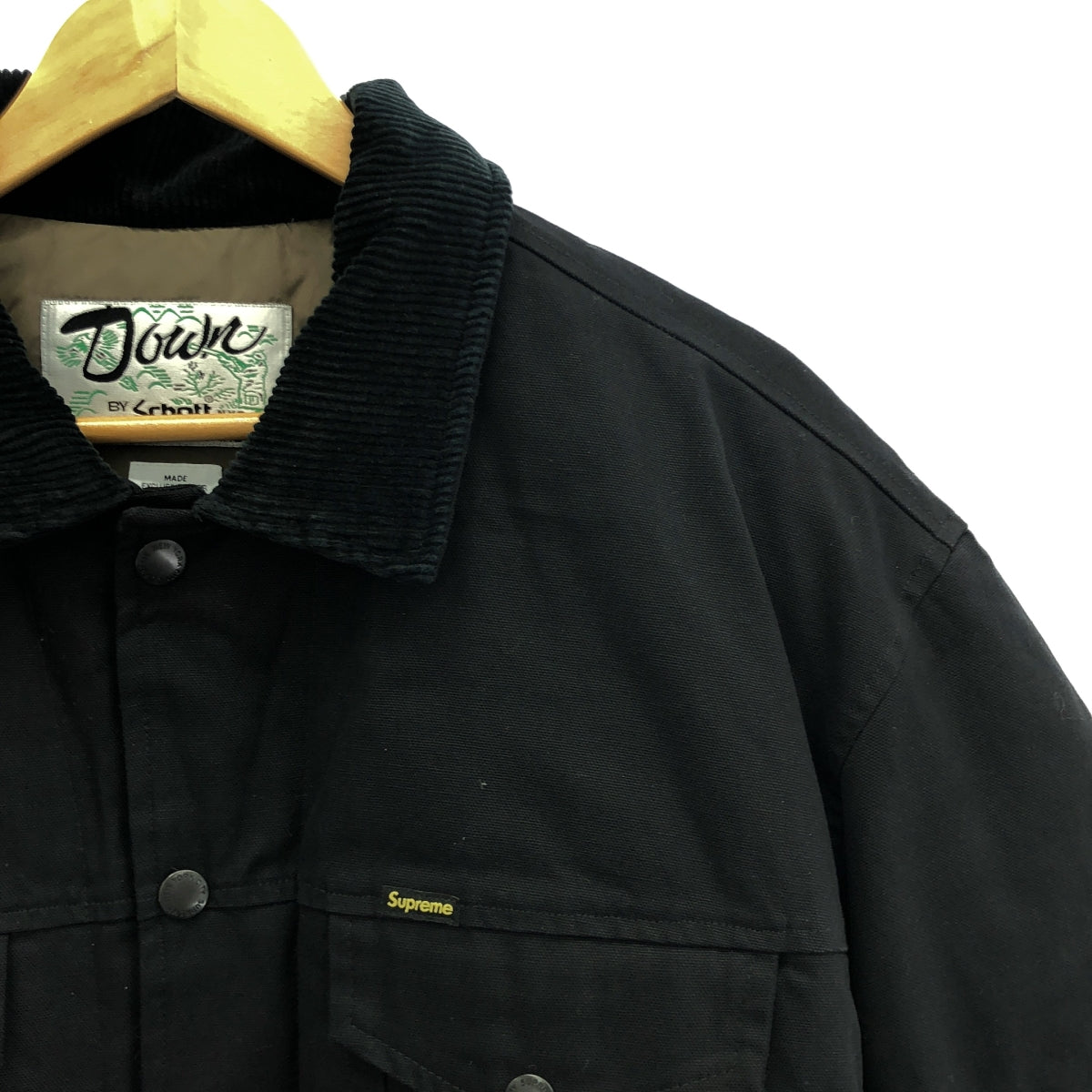 SUPREME / シュプリーム | 2022AW | × Schott / ショット Canvas Down Trucker Jacket / キャンバスダウントラッカー ジャケット | XL | メンズ