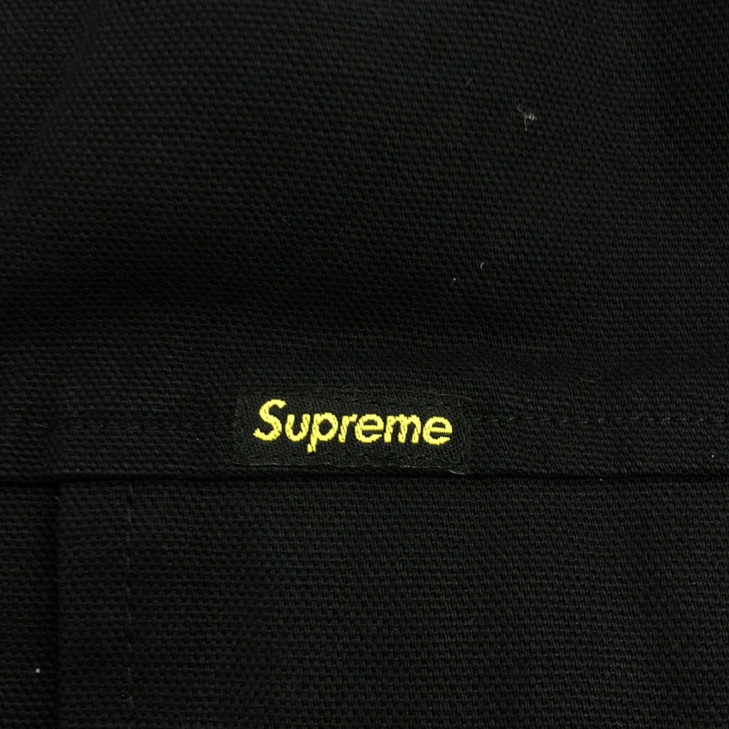 SUPREME / シュプリーム | 2022AW | × Schott / ショット Canvas Down Trucker Jacket / キャンバスダウントラッカー ジャケット | XL | black | メンズ