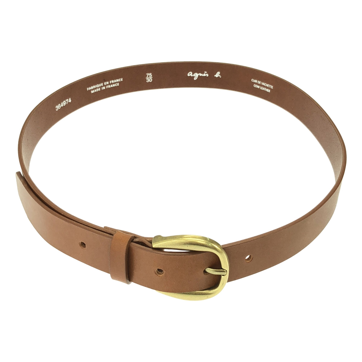 Agnes b. / 아니에스베이 | 램 가죽 벨트 "Amalia" | 75/30 | 기타