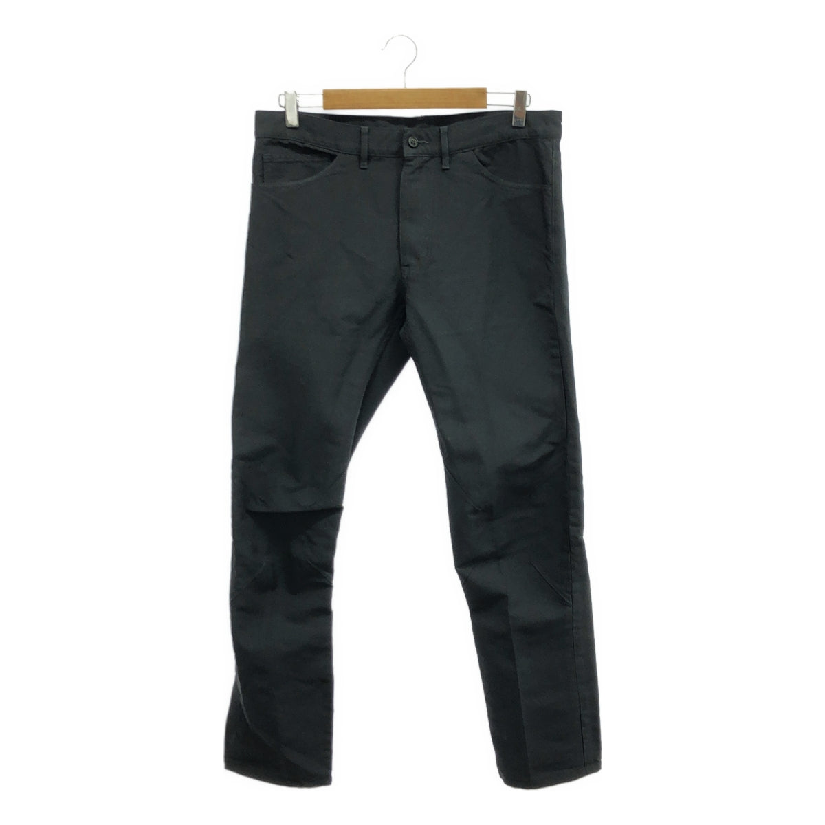 COMME des GARCONS HOMME PLUS / コムデギャルソンオムプリュス | 2019AW | ポリエステル 製品加工 スラックス パンツ | M | ブラック | メンズ
