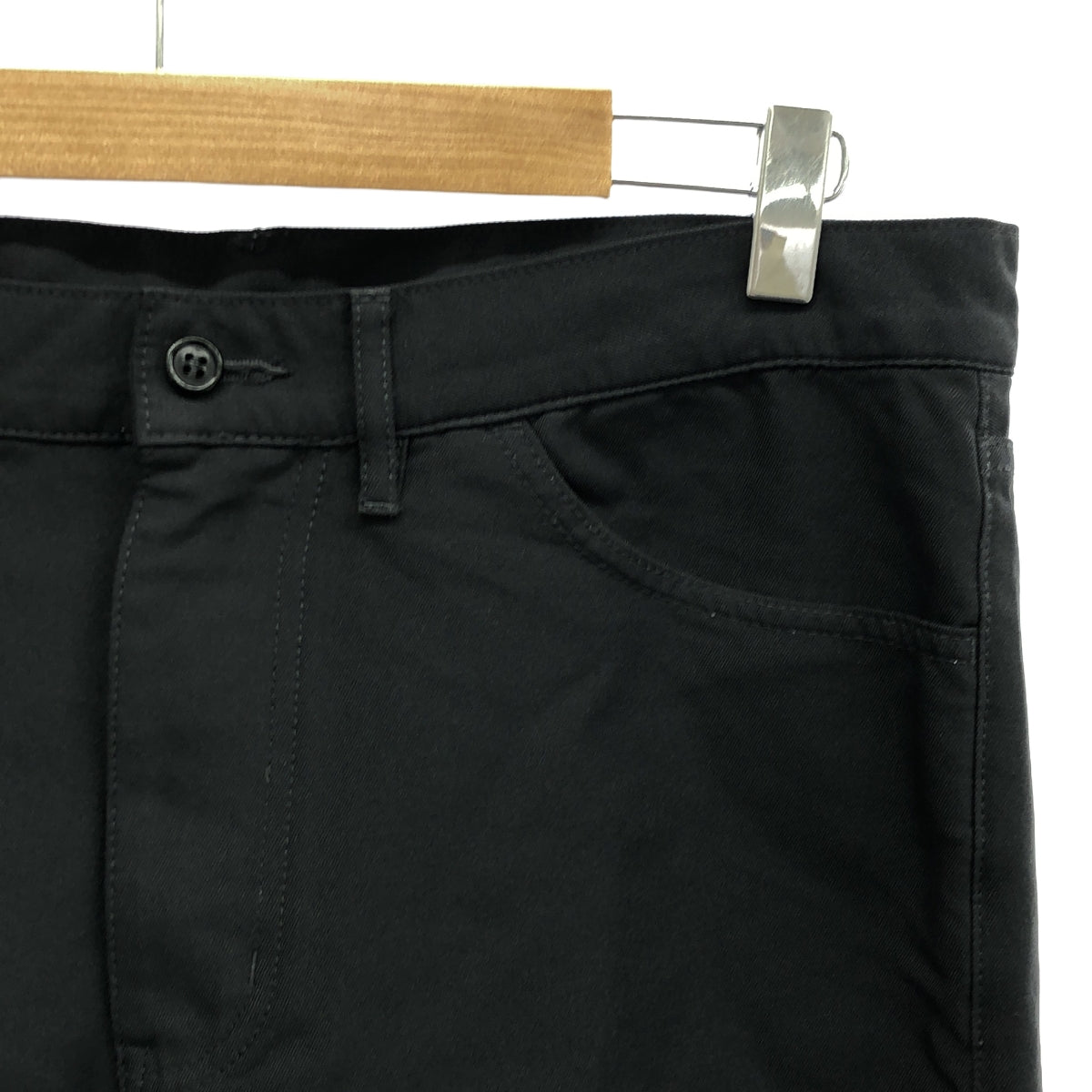 COMME des GARCONS HOMME PLUS / コムデギャルソンオムプリュス | 2019AW | ポリエステル 製品加工 スラックス パンツ | M | ブラック | メンズ