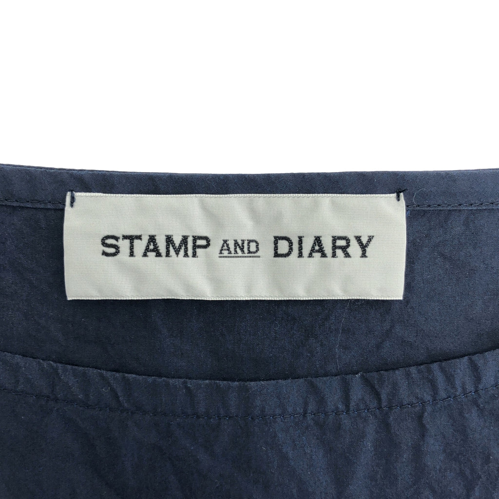 STAMP AND DIARY / スタンプアンドダイアリー | コットン オーバー ブラウス | F |