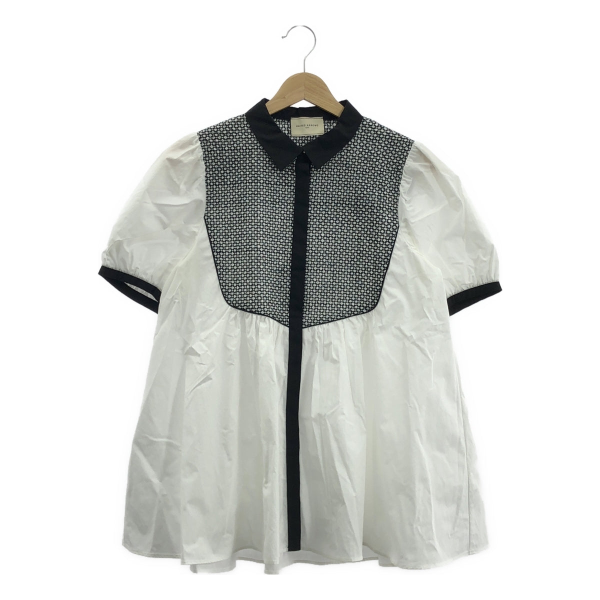 UNITED ARROWS | 刺繡組合短袖襯衫 | F |