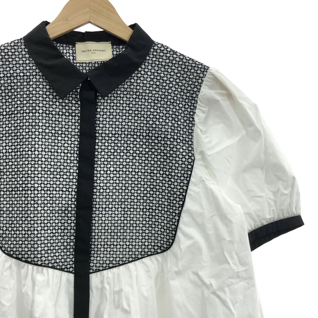 UNITED ARROWS | 刺繡組合短袖襯衫 | F |