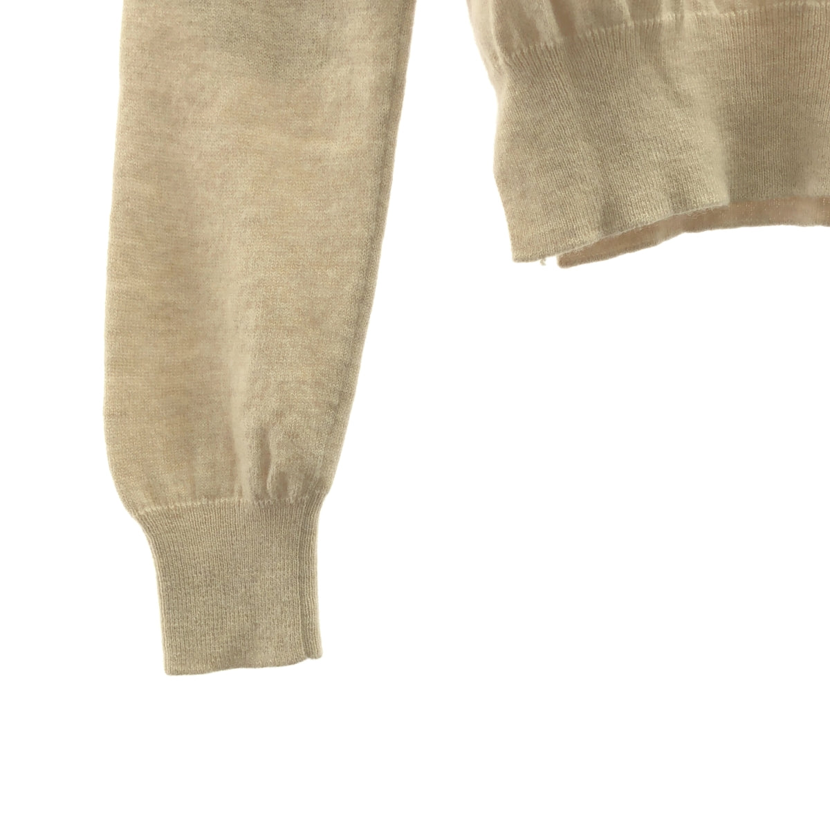 Maison Margiela / 馬丁馬吉拉 | M Logo 羊毛 Polo 針織衫 | XS | 米色 | 女裝