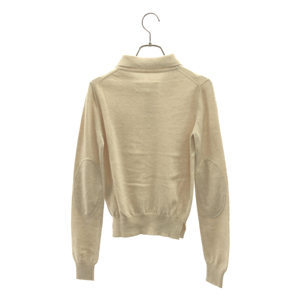 Maison Margiela / 馬丁馬吉拉 | M Logo 羊毛 Polo 針織衫 | XS | 米色 | 女裝