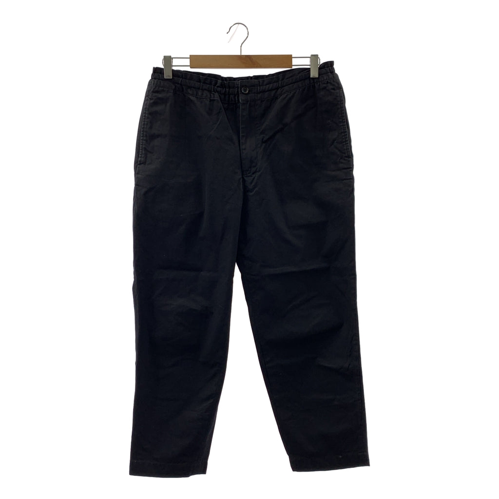 COMME des GARCONS HOMME DEUX / 콤데 갤슨 옴두 | 2016SS | 코튼 드로스트링 테이퍼드 슬랙스 팬츠 | M | 블랙 | 남성