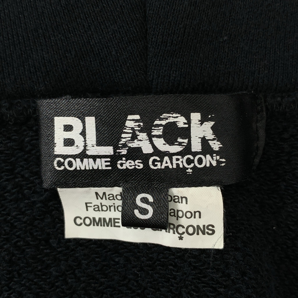 BLACK COMME des GARCONS / 블랙콤 데 갤슨 | 2022SS | 다른 소재 시어 전환 후드 원피스 | S |