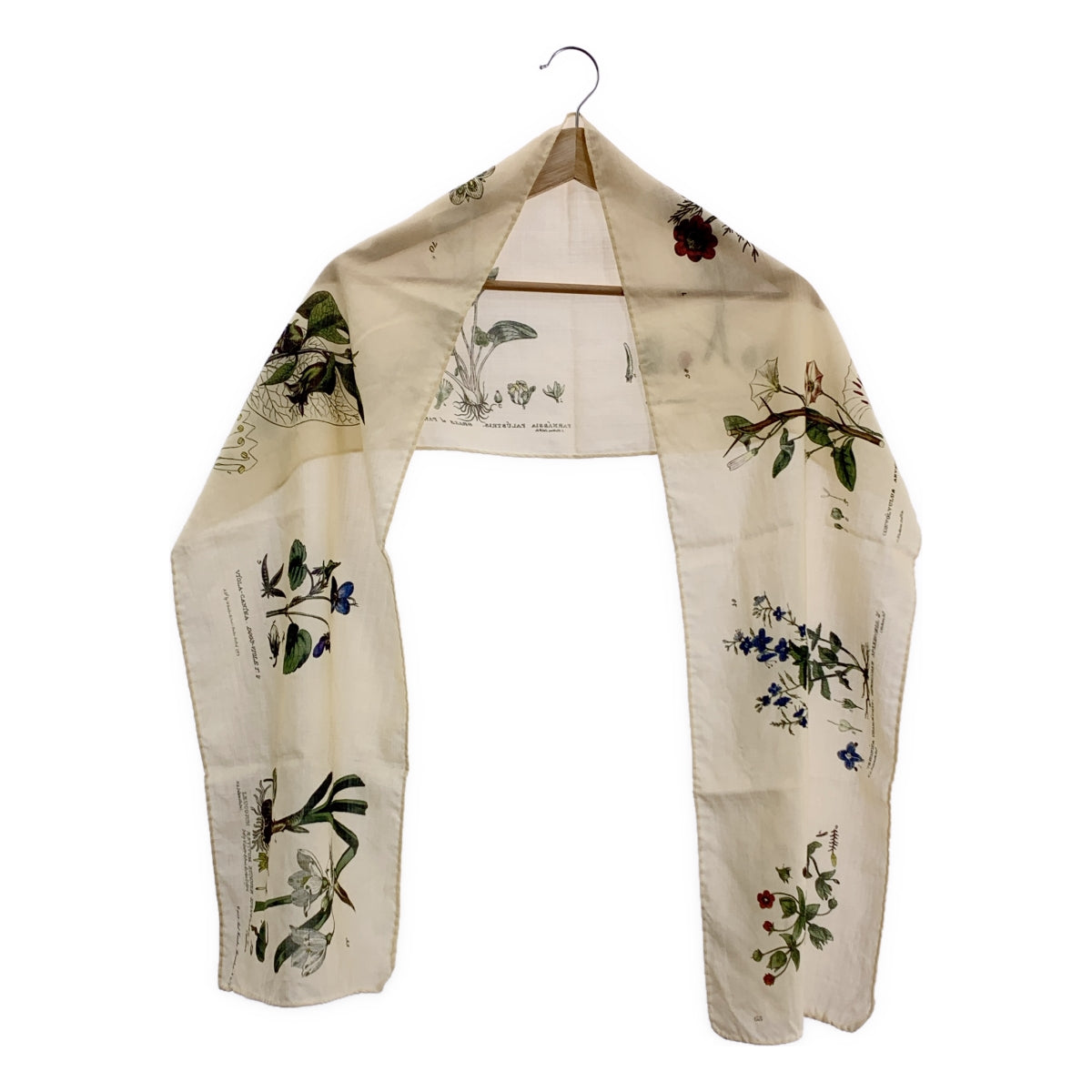 Paul Harnden / 폴하덴 | ​​flower Scarf / 총 무늬 꽃 스카프 스톨 / 유니섹스 |