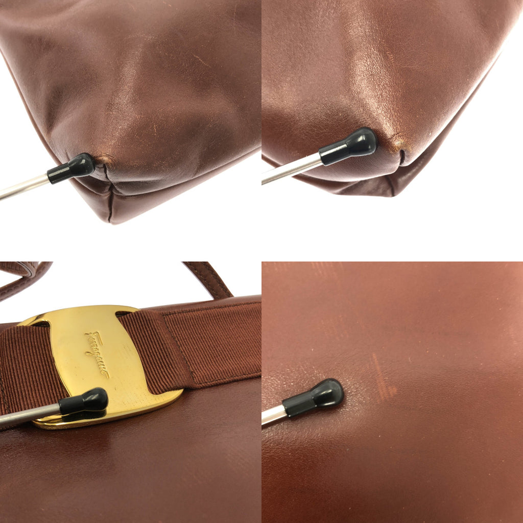 薩爾瓦托·菲拉格慕 | Vara 絲帶皮革單肩包 | SHOPBOP