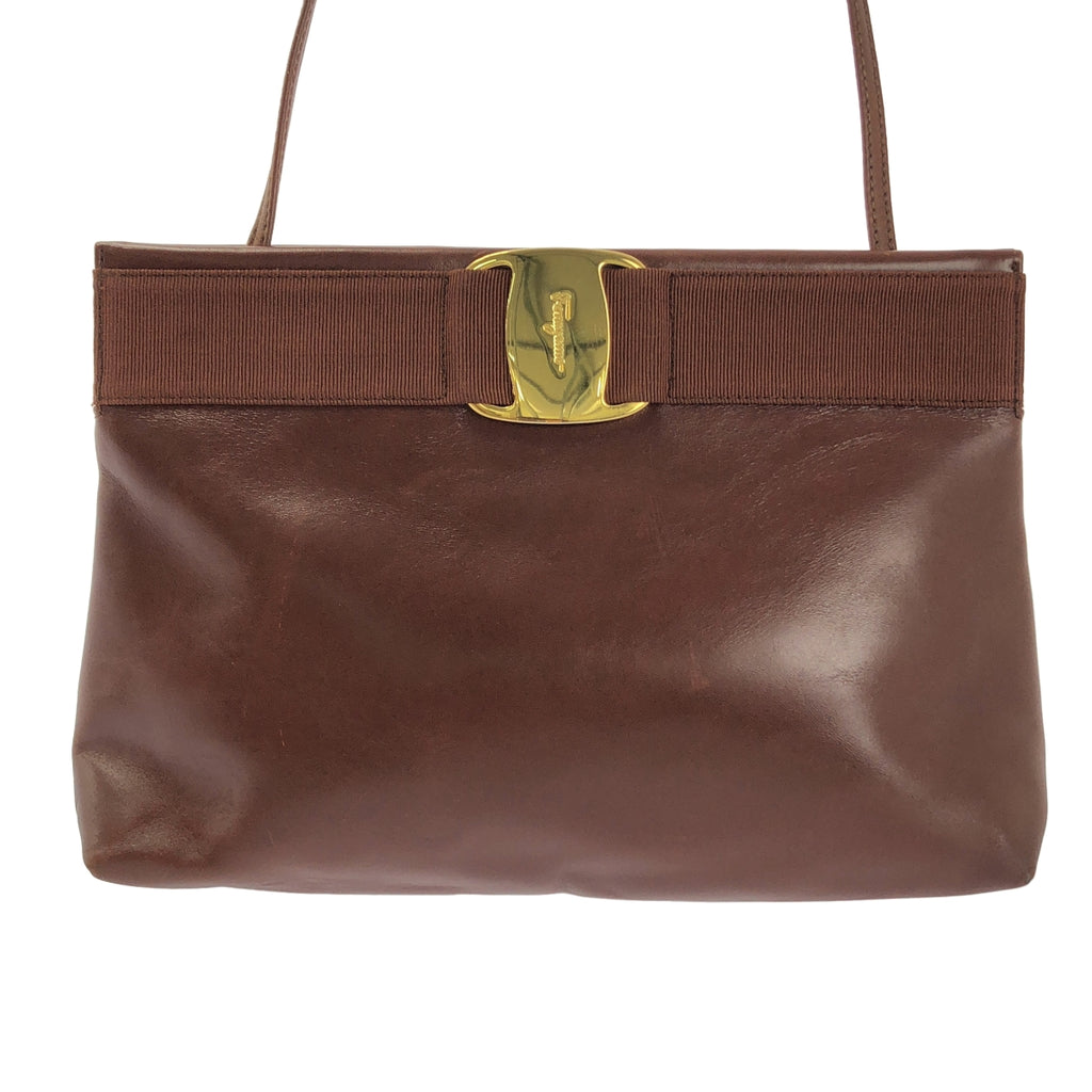 薩爾瓦托·菲拉格慕 | Vara 絲帶皮革單肩包 | SHOPBOP