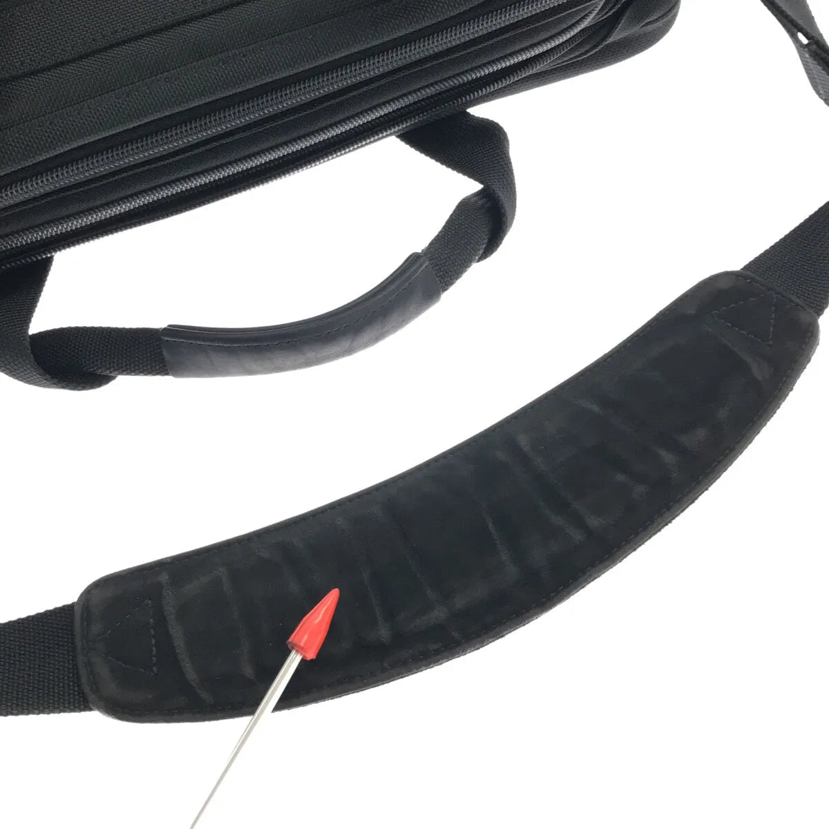 【美品】  TUMI / トゥミ | 2way ショルダー付き レザー切替 ナイロン ビジネストートバッグ / ブリーフケース | ブラック | メンズ