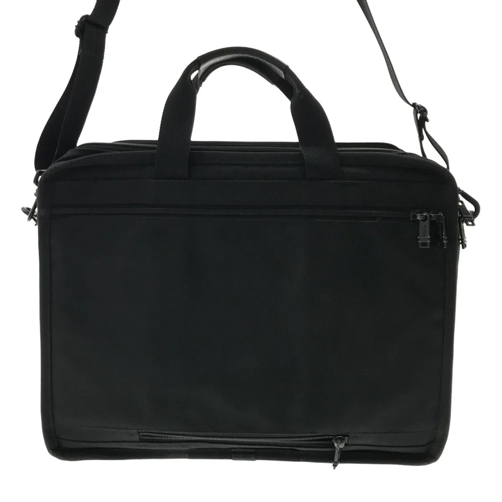 【美品】  TUMI / トゥミ | 2way ショルダー付き レザー切替 ナイロン ビジネストートバッグ / ブリーフケース | ブラック | メンズ