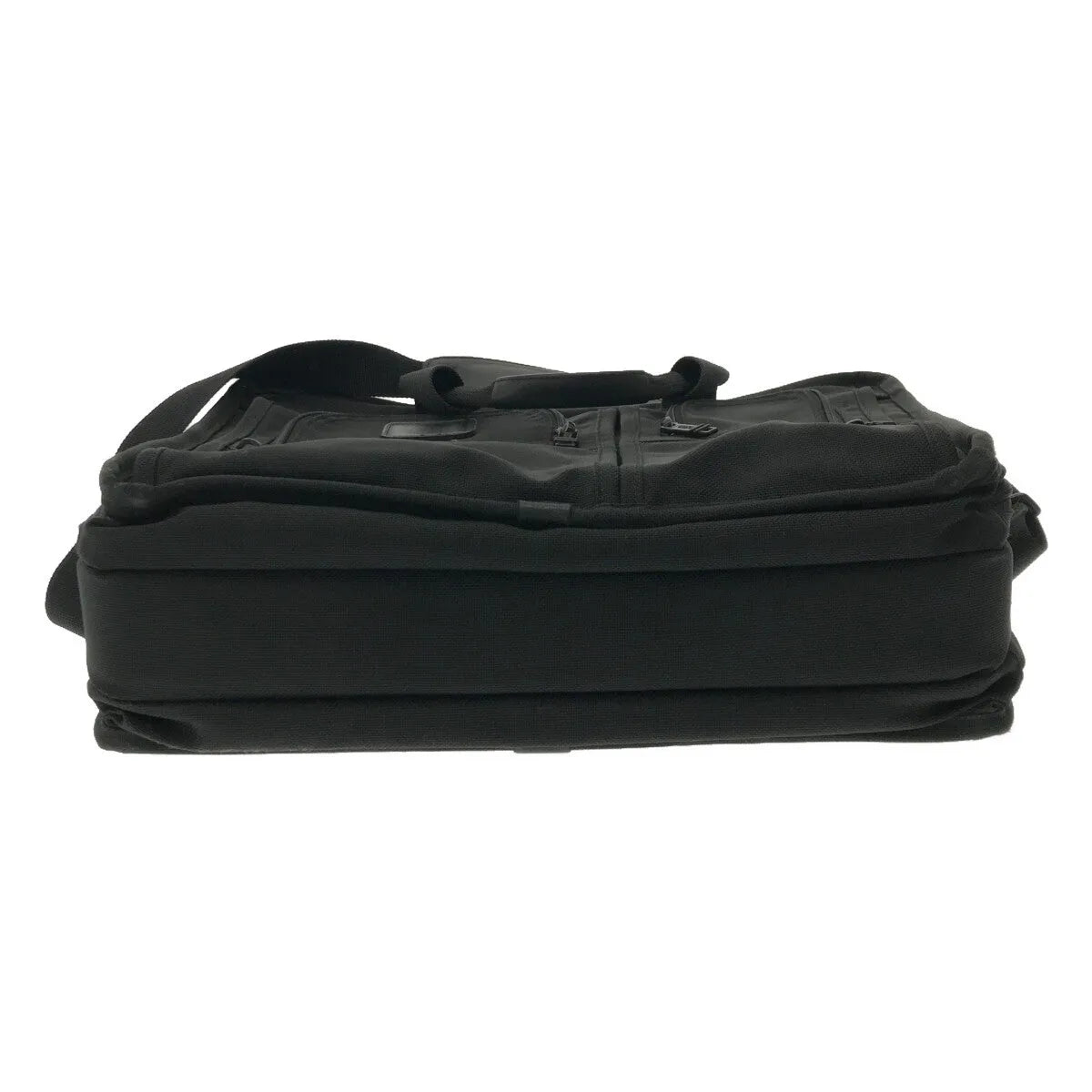 【美品】  TUMI / トゥミ | 2way ショルダー付き レザー切替 ナイロン ビジネストートバッグ / ブリーフケース | ブラック | メンズ