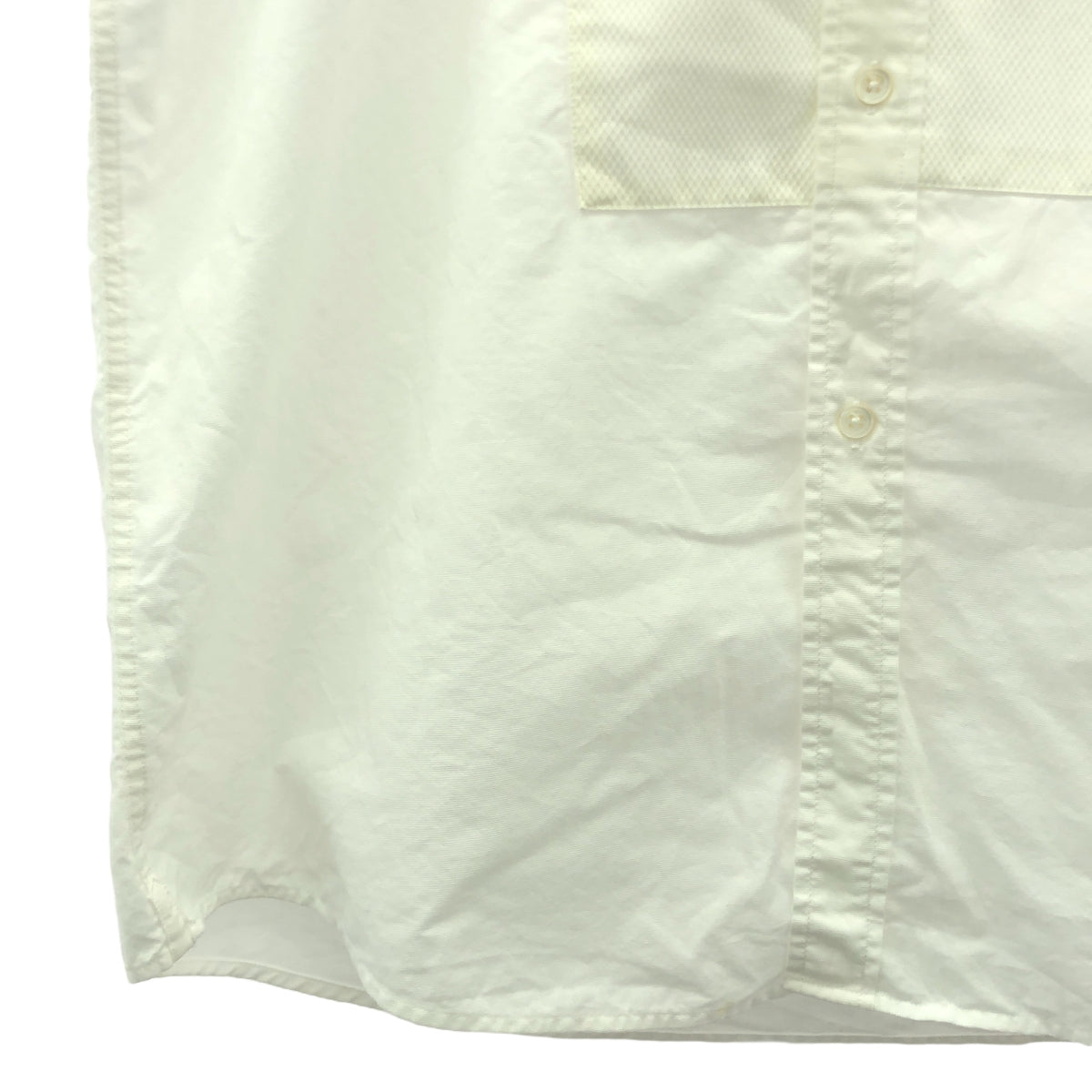 BALMAIN | Sleeveless cotton panel shirt | 39 (15 1/2) | Men's