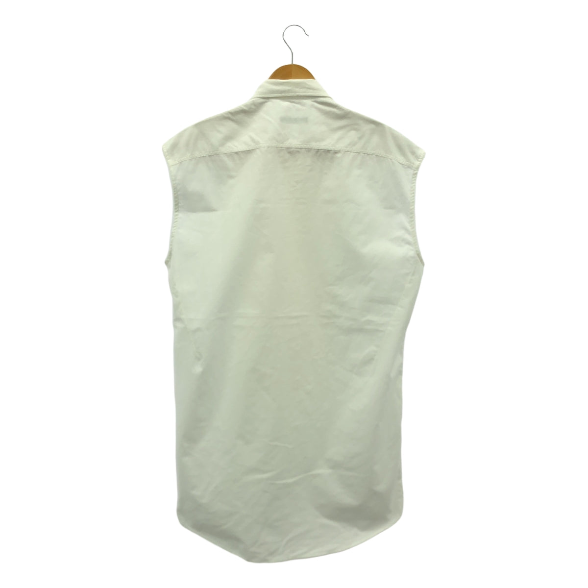 BALMAIN | Sleeveless cotton panel shirt | 39 (15 1/2) | Men's