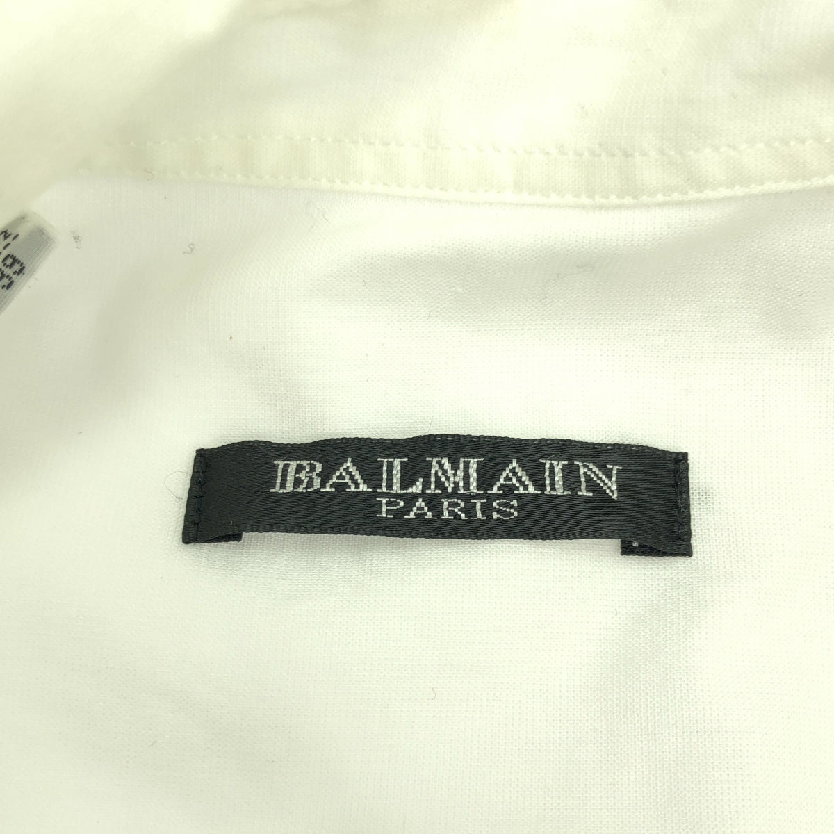 BALMAIN / バルマン | ノースリーブ コットン パネル シャツ | 39 (15 1/2) | メンズ