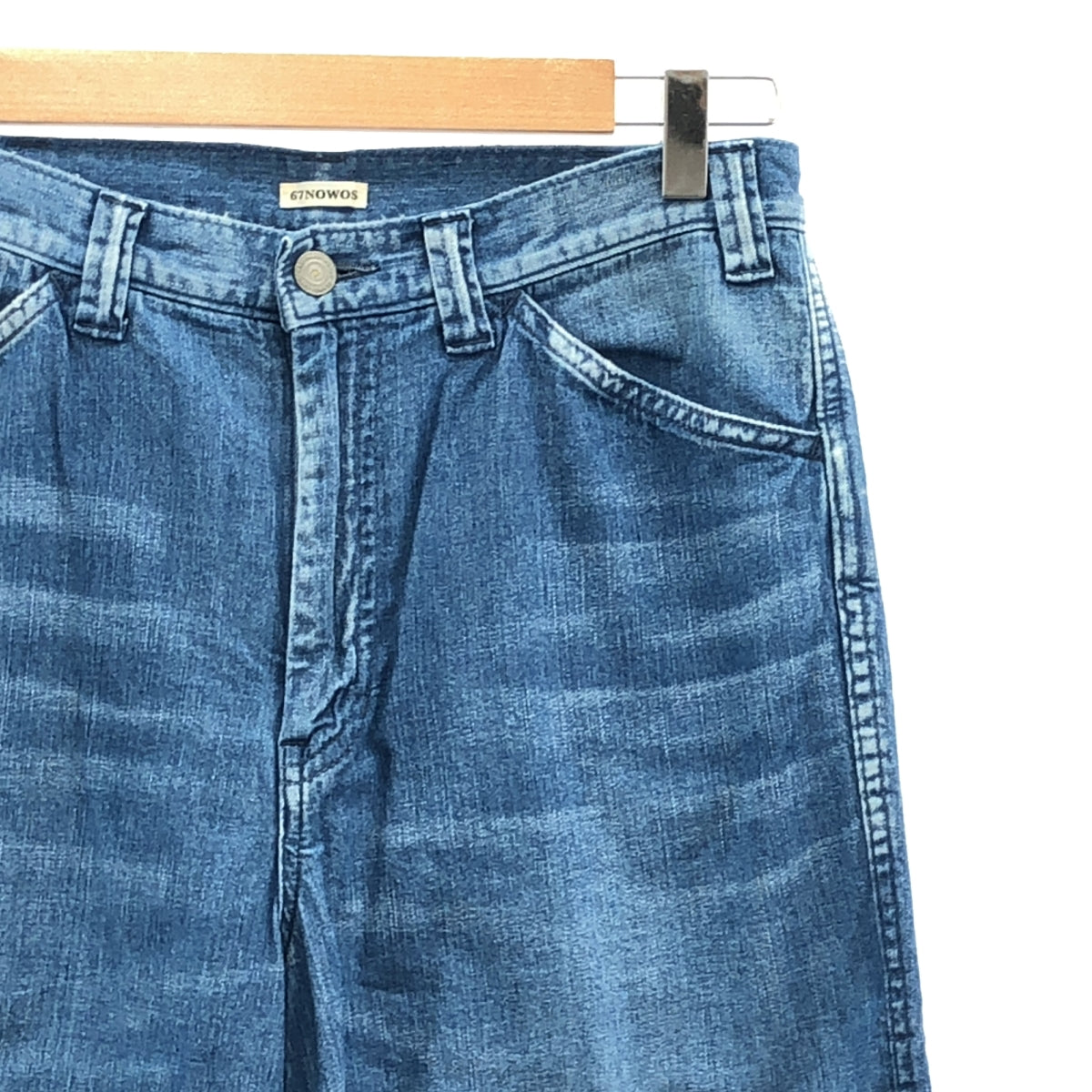 NOWOS / ノーウォス | Denim wide pants デニム ワイドパンツ | M |