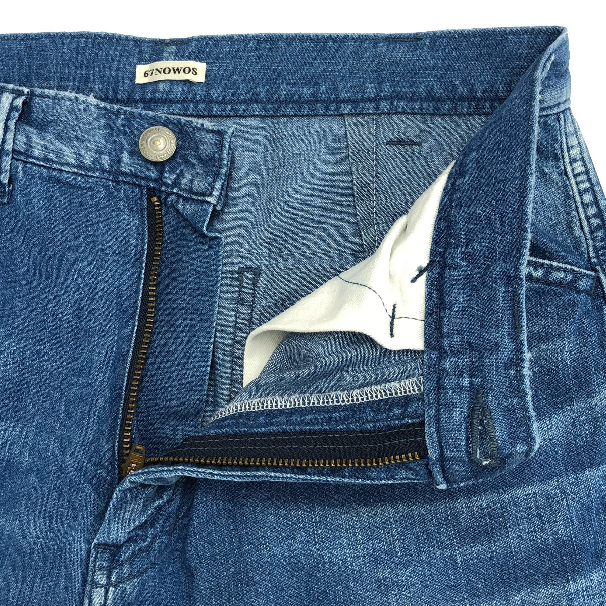 NOWOS / ノーウォス | Denim wide pants デニム ワイドパンツ | M |