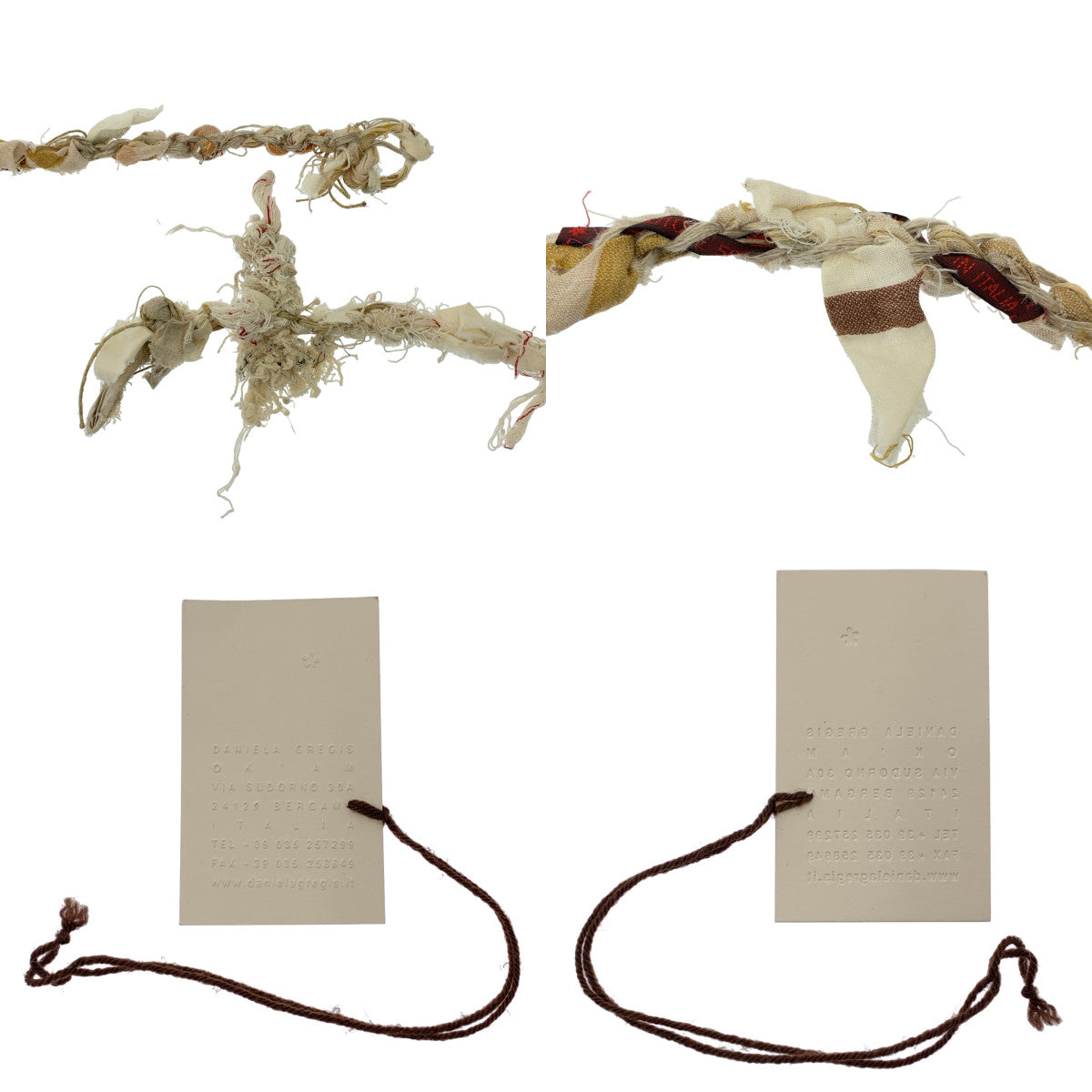 DANIELA GREGIS | 撕破針織長項鍊配件 |