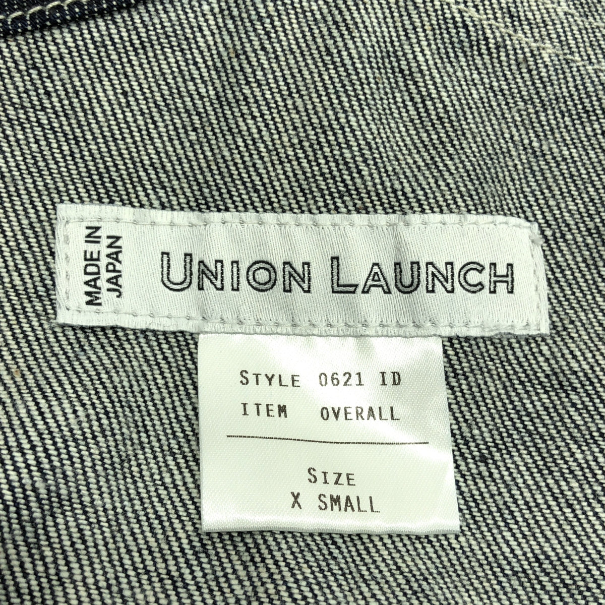UNION LAUNCH | 牛仔背帶褲 | XS | 靛藍 | 女款