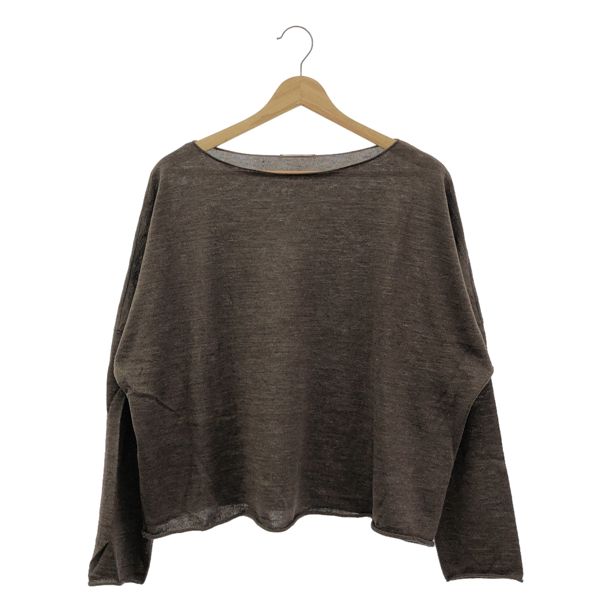 [Good Condition] Deuxieme Classe | 2023SS | Dainty Pullover Knit | F | Brown | Women's