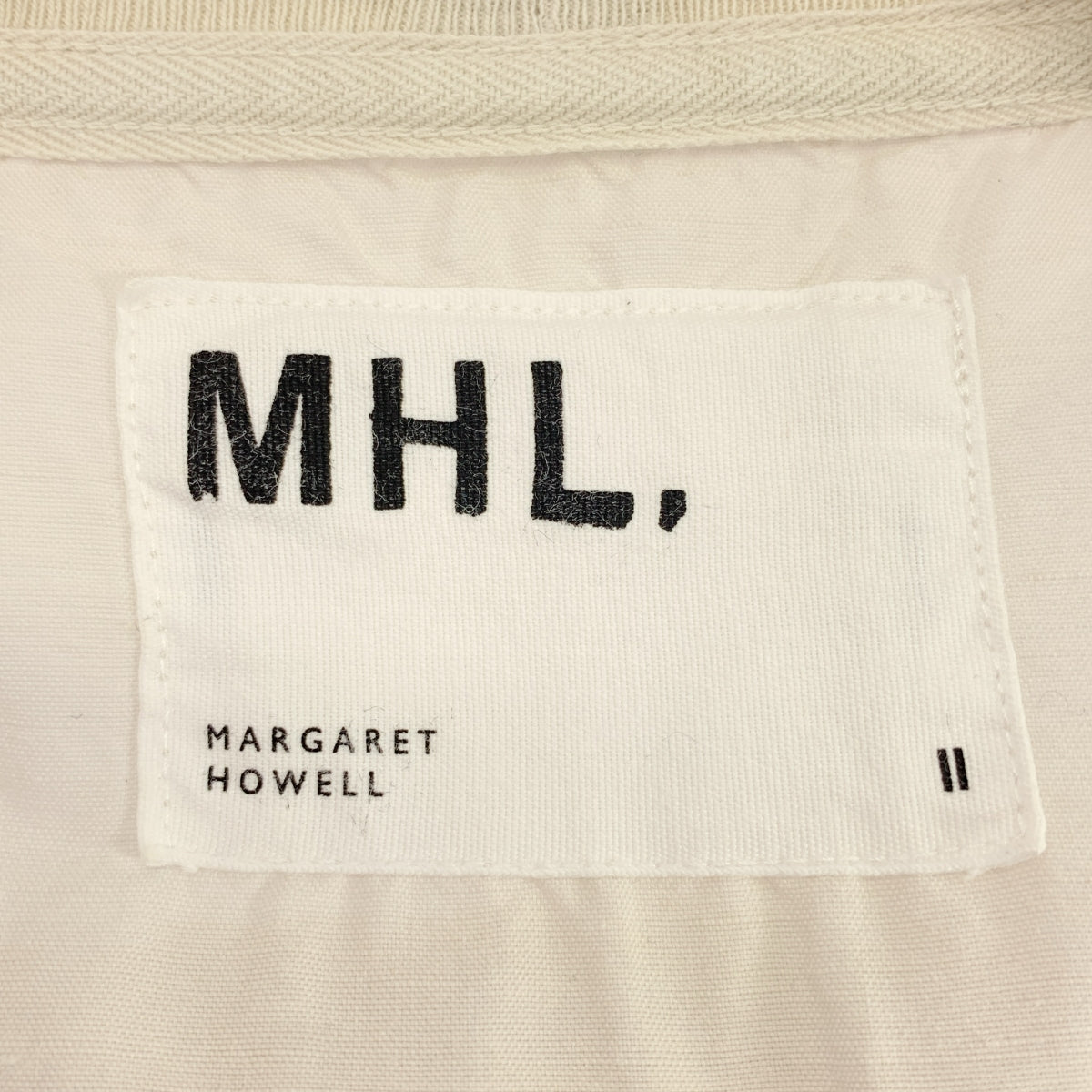 MHL. / 엠에이치엘 마가렛 하웰 | DRY COTTON LINEN P/O SHIRT 풀오버 탑스 | M |