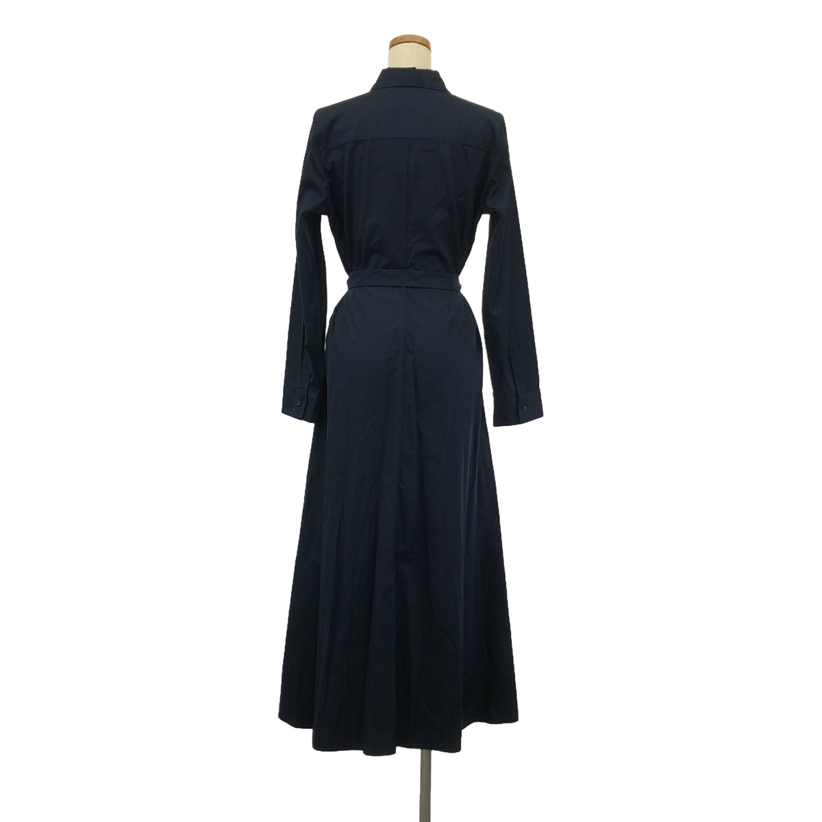 [Good Condition] S MAX MARA / S Max Mara | Cotton Long Shirt Dress | 40 | Navy | Women's