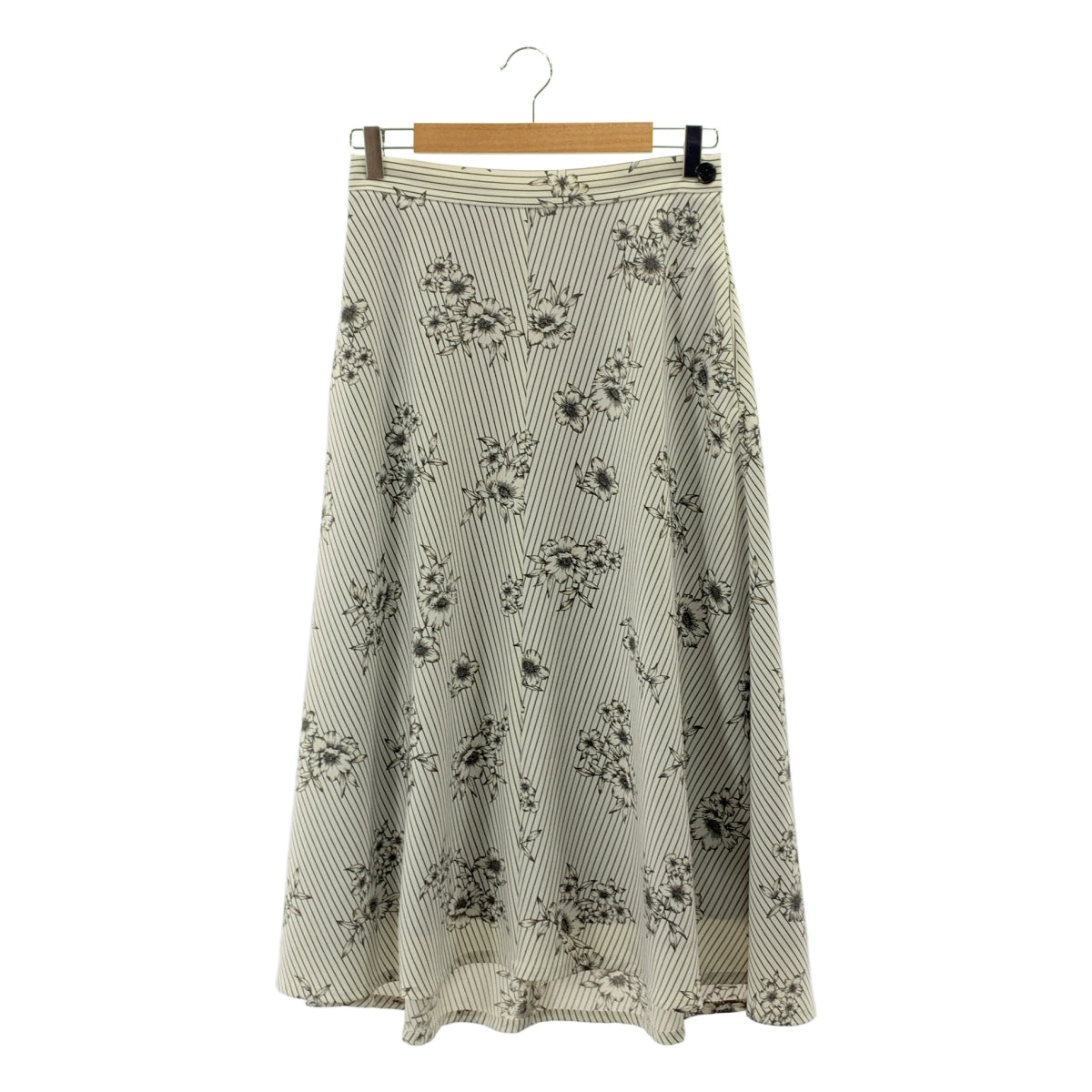 IENA | 2025春夏 | 條紋印花半身裙 / 有襯裡 | 尺寸 38 | 女裝