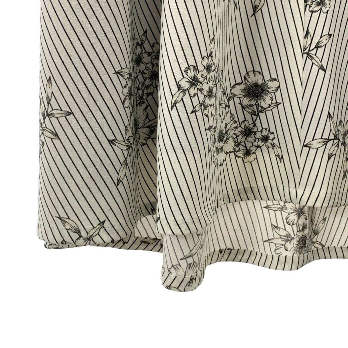 IENA | 2025春夏 | 條紋印花半身裙 / 有襯裡 | 尺寸 38 | 女裝