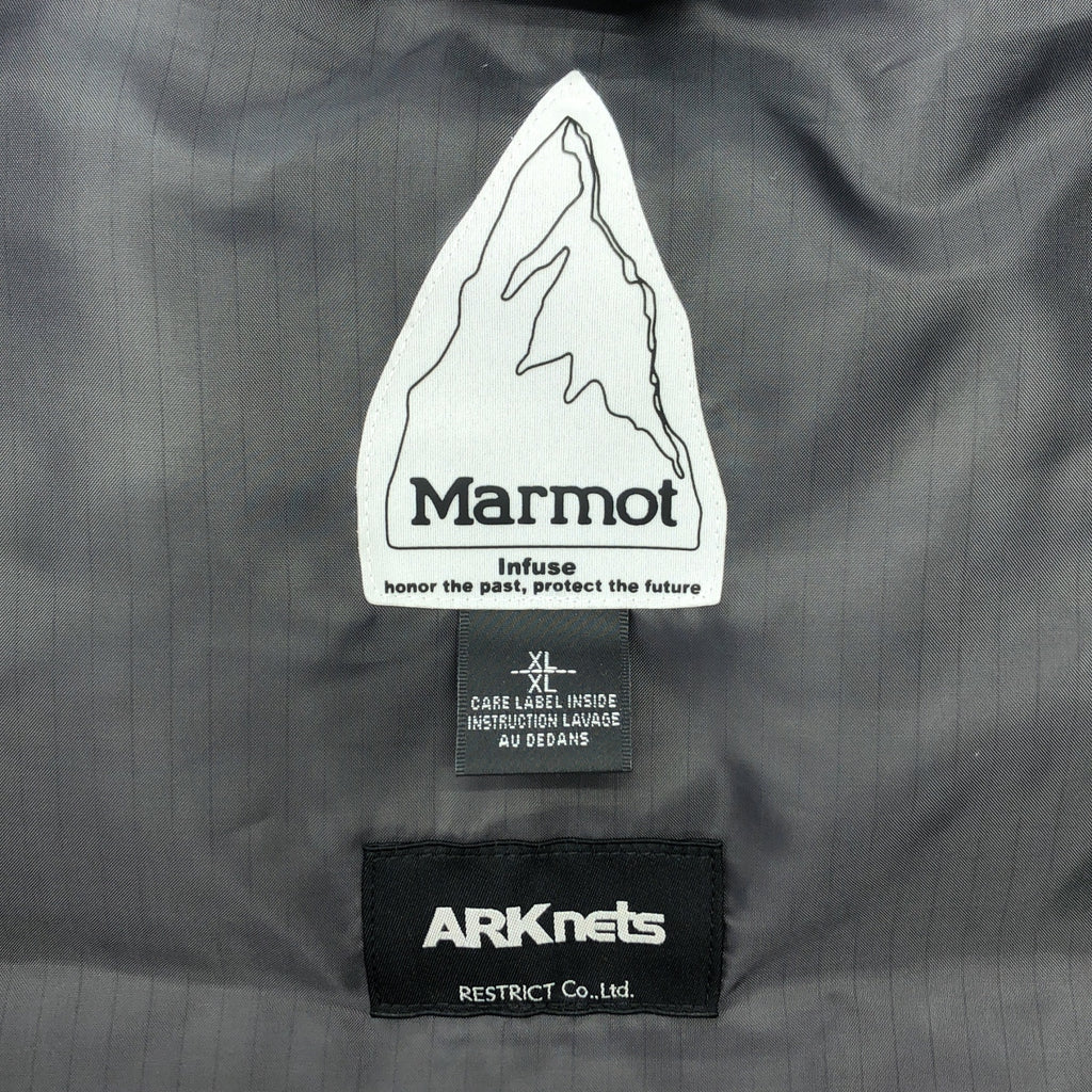 [狀況極佳] Marmot Infuse | ONLY ARK 獨家羽絨背心 GORE-TEX INFINIUM 1000Fill Gore-Tex 羽絨背心 | XL | 黑色 | 男款