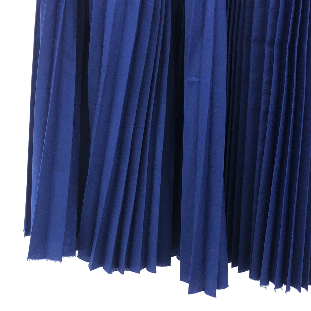 sacai luck / サカイラック | コットン混 プリーツ フレアスカート | 1 | ブルー | レディース