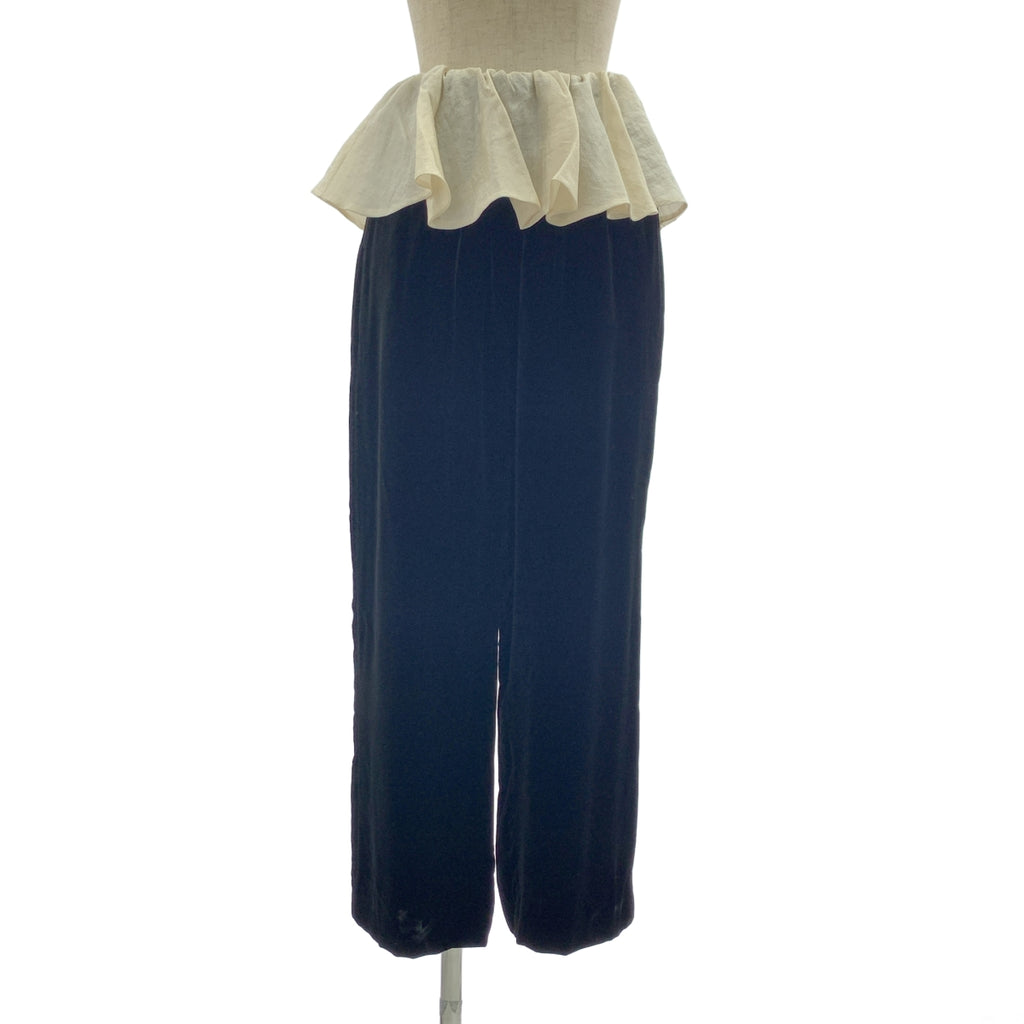 FETICO / 페티코 | VELVET FRILLED TROUSERS / 벨벳 프릴 이지 팬츠 / 안감 포함 | 1 |