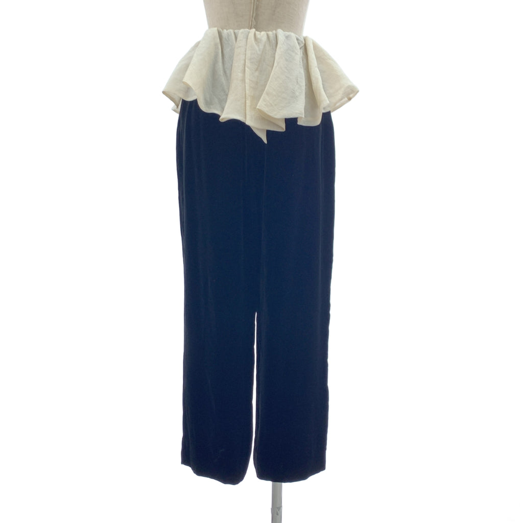 FETICO / 페티코 | VELVET FRILLED TROUSERS / 벨벳 프릴 이지 팬츠 / 안감 포함 | 1 |